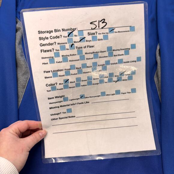 New York Giants Jacket NFL TX3 Cool Blue Gray Red Mens S Full Zip Track - Picture 8 of 9